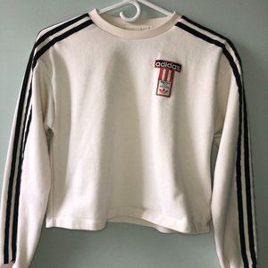 Adidas 3 Stripe Top with Logo Patch